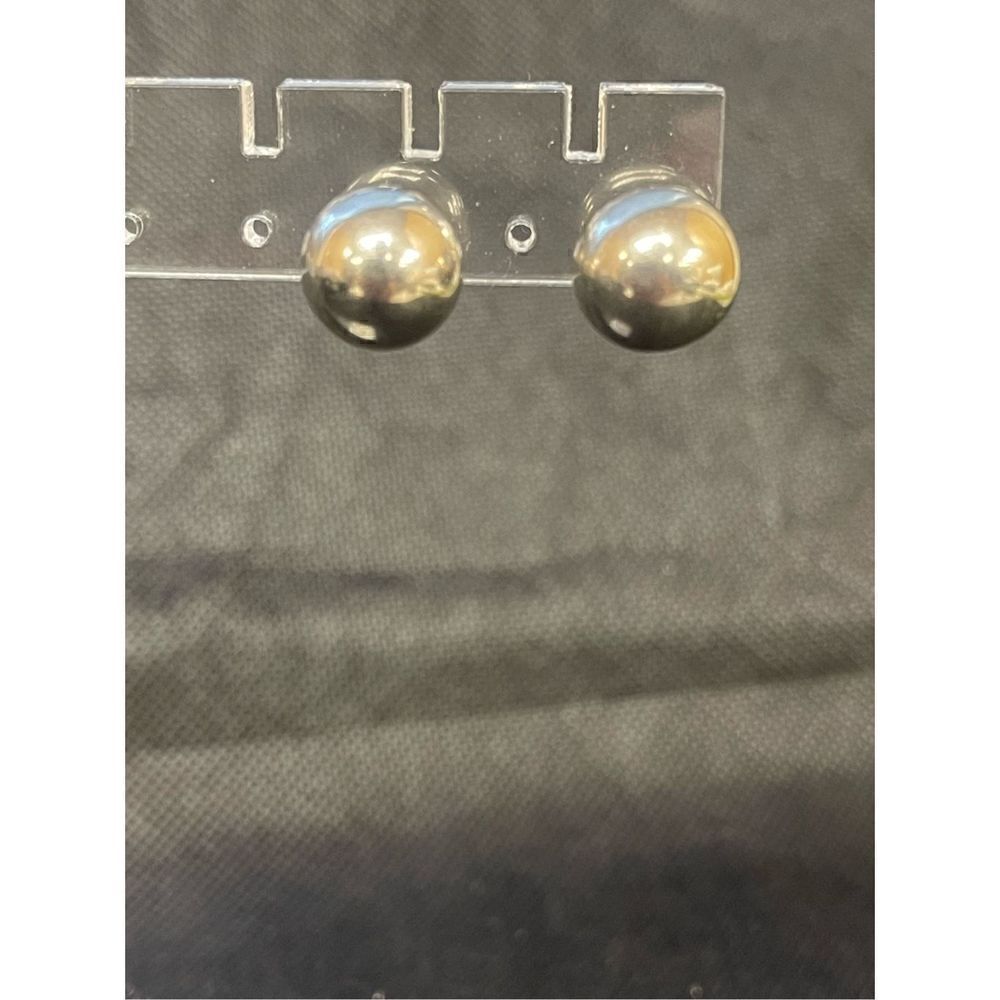 Silver Ball Earrings 